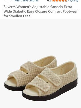 Silver Jeans Beige Adjustable Comfort Sandals with Black Sole
